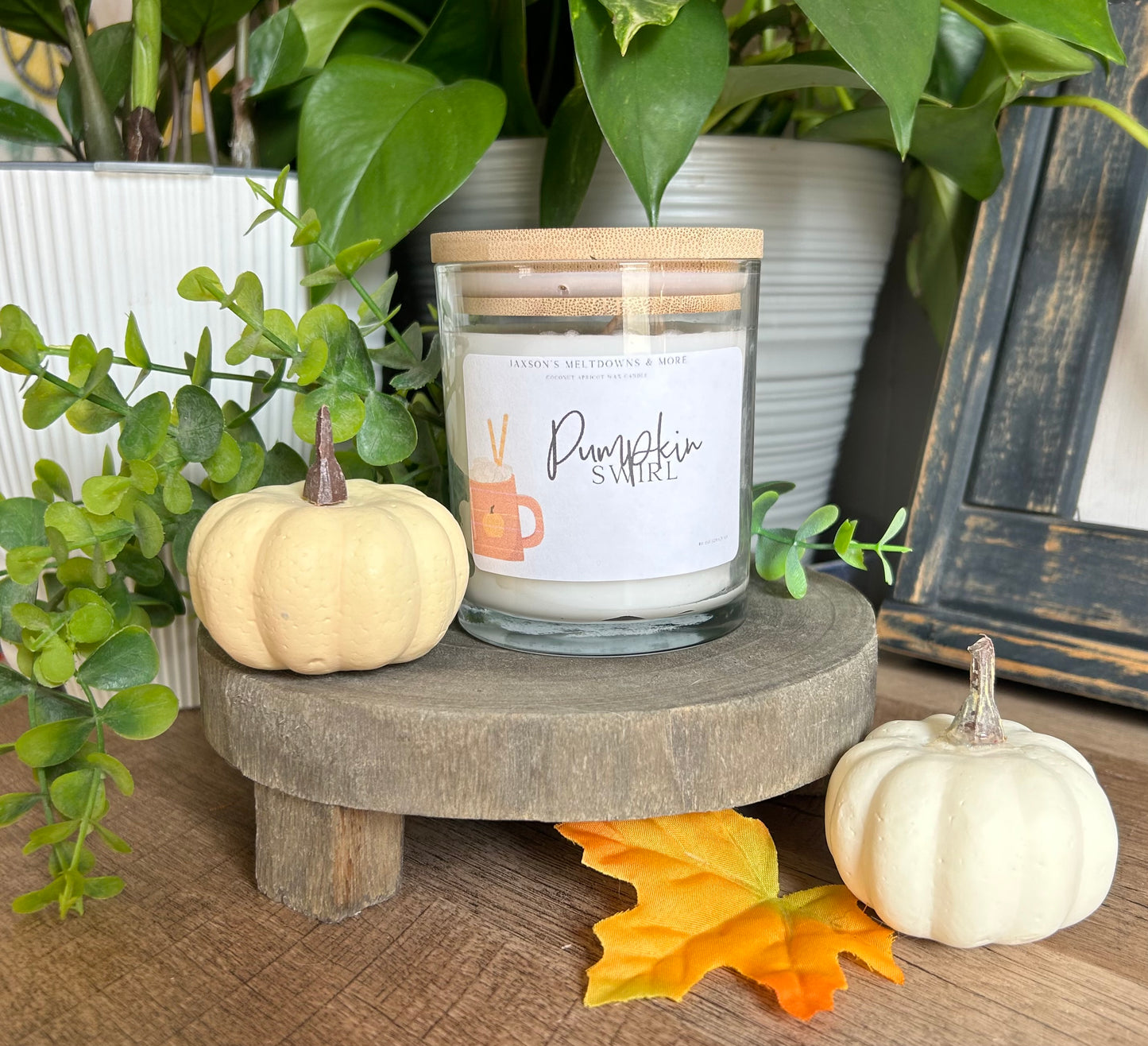 Pumpkin Swirl Candle