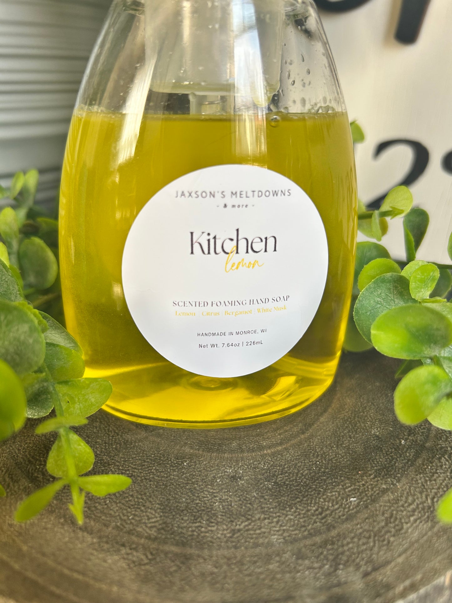 Kitchen Lemon Foaming Hand Soap